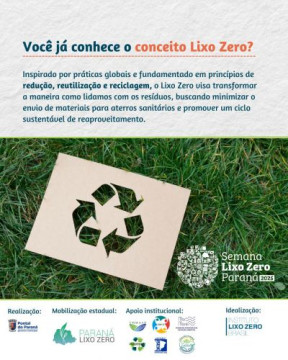 Semana Lixo Zero Paraná 2025 - Pontal do Paraná já tem 6 ações confirmadas!